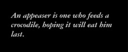 The Danger of Appeasement