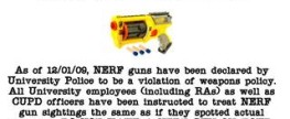 Gun Control Philosophy Run Amok: College Seeks To BAN Nerf Guns